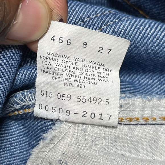 Vintage Levi's 515 Jeans Men's 34x28 
USA Made Brown Tab Straight Leg Denim 90s - Picture 4 of 11